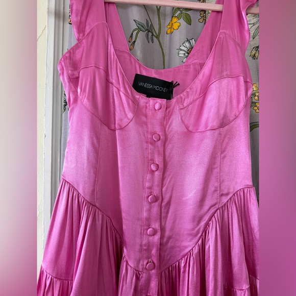 Vanessa Mooney Vibrant Pink Elisabeth Romper NWT - Picture 3 of 10